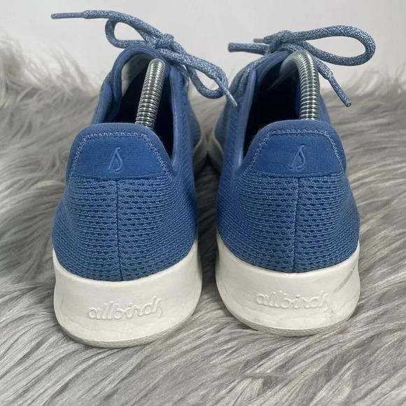 Allbirds Tree Runners Mens Size 10 Shoes Blue Pacific Athletic Sneakers - Picture 4 of 8
